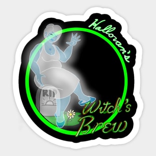 Halloran's Witch's Brew Ghost Variant Sticker